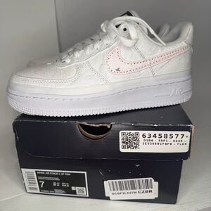 👟 NIKE AIR FORCE 1 ‘07 PREMIUM "REVEAL" - Arctic Punch/Fauna Brown 🔥 W7 - NIB 👟